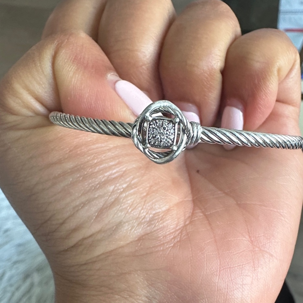 Diamond SS David Yurman bangle - Picture 2 of 5